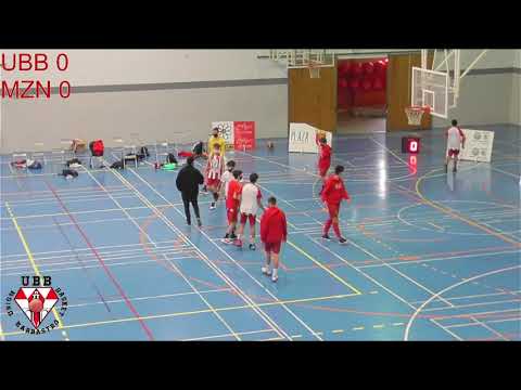 Partido cadete masculino: Gráficas Somos Uno UBB-B vs Cosehisa Monzón