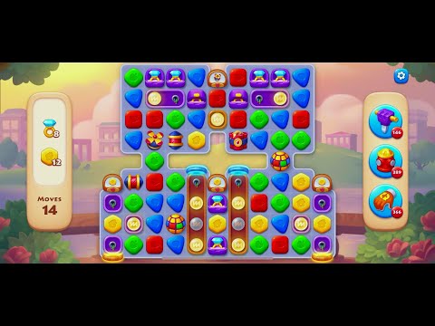 TOWNSHIP   Colorful Puzzle  Match -3  game level # 5690