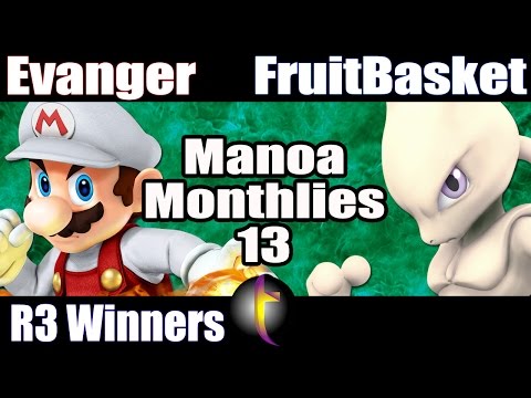 MM13 Singles: SSB Wii U - WR3 - Evanger vs FruitBasket