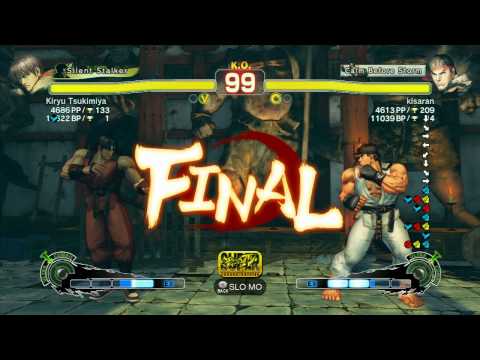 SSF4 AE: Kiryu Tsukimiya (Guy) vs kisaran (Ryu) - Ranked Match (720p HD)