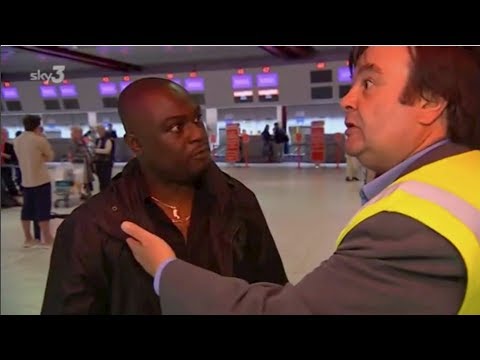 Angry People At Luton Airport