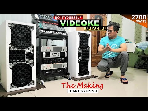 The Making - Videoke Speakers 2700watts😲😲😲 - Budget & Practical Design for any Sound Setup |Aleks On