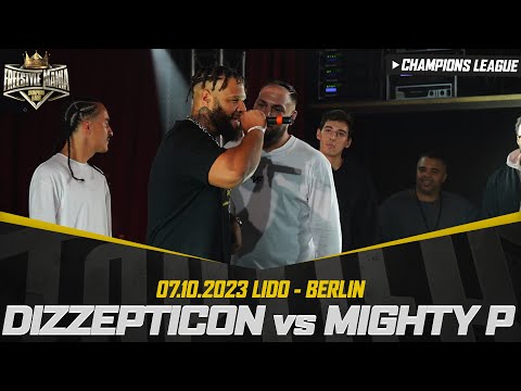DIZZEPTICON vs. MIGHTY P | Freestylemania Champions League | Toptier Takeover, 07.10.2023 Berlin