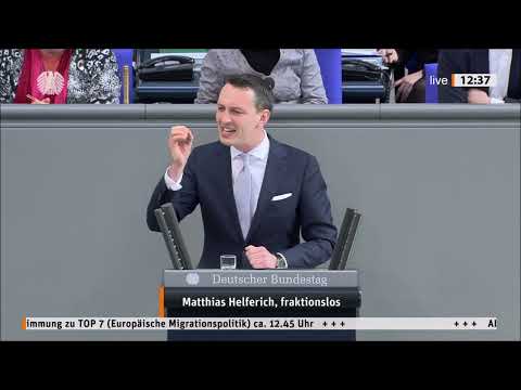 Bundestag 02.03.2023 * Europäische Migrationspolitik * Matthias Helferich fraktionslos