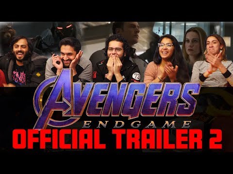 The Avengers: Endgame - Official Trailer - Group Reaction