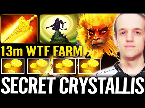 🔥 Crystallis NEW CARRY TEAM SECRET — Monkey King 13min Radiance Master Player Top 3 MMR Dota 2 Pro