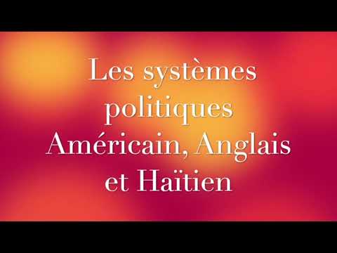 Module 6 - Comparaison des systèmes politiques Américain, Anglais et Haïtien