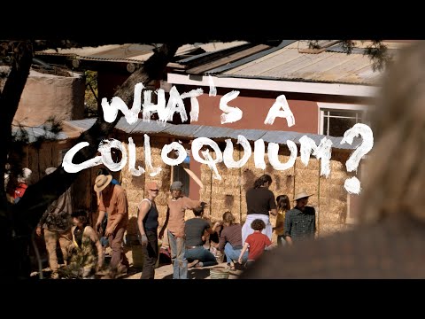 'What's a Colloquium?' - An Oral History of the Natural Building Movement