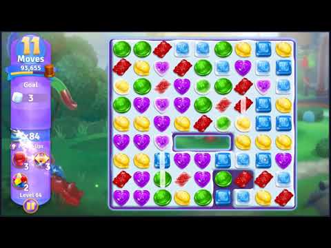Wonka's World of Candy Level 64 - NO BOOSTERS + FULL STORY 🍫 | SKILLGAMING ✔️