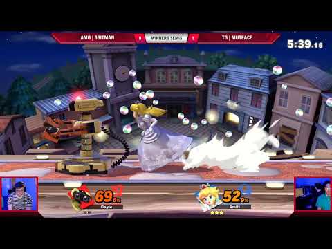 VS Weekly 1/9/20 - Winners Semis -AMG | 8BitMan (ROB) vs MuteAce (Peach) - SSBU