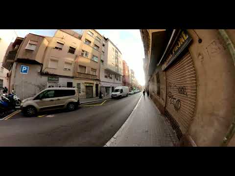 timelapse Barcelona streetlife. travel video & documentary. Collblanc the Bronx of Barcelona.
