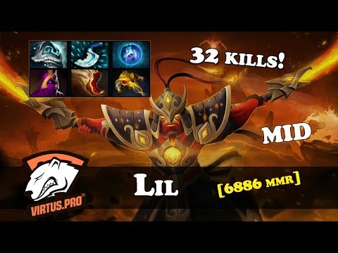 Lil - Ember Spirit [6886 MMR] | 32 kills | Dota 2 | Patch  7.06е