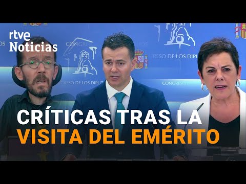 Los GRUPOS POLÍTICOS RECRIMINAN al GOBIERNO sus críticas a la visita del REY EMÉRITO | RTVE Noticias