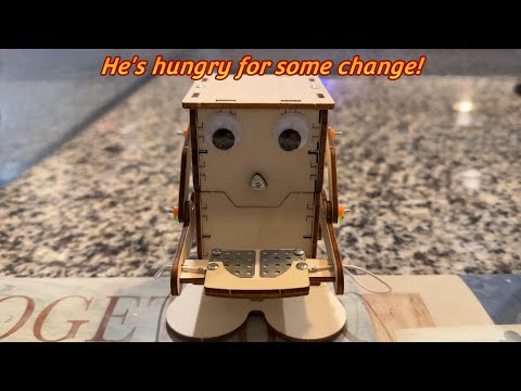 Coin Eating Robot Assembly - From Temu Haul #21