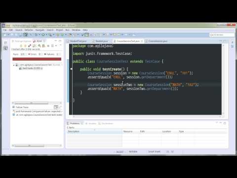 Agile Java Lesson 2 1 Learning Java With Eclipse Junit Tdd