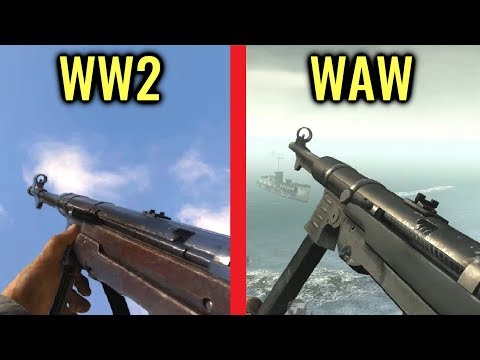 COD WW2 vs COD World At War - Weapon Comparison