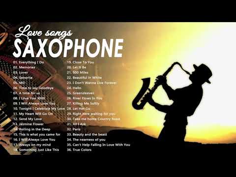 Greatest 200 Romantic Saxophone Love Songs - Best Relaxing Saxophone Songs Ever - Instrumental Music