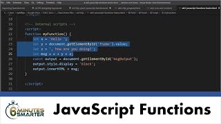 Creating and Calling a JavaScript Function
