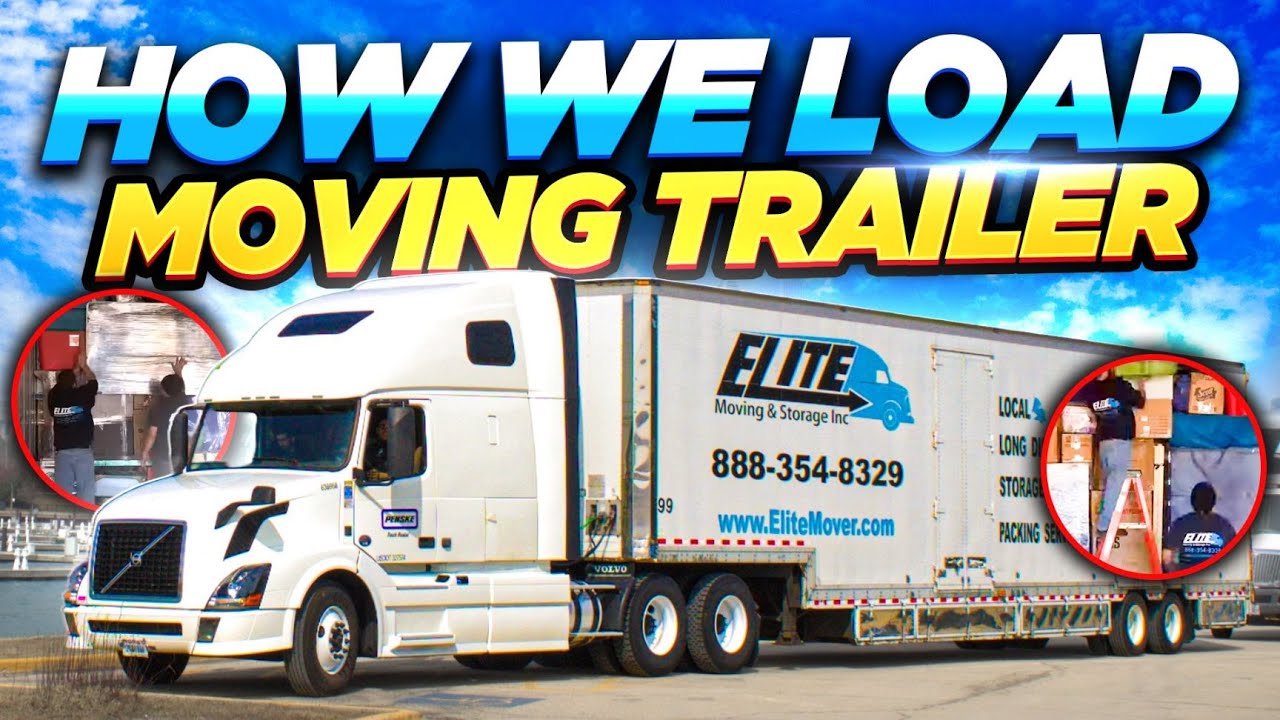 Elite Moving and Storage - Long Distance Moving Company - trailer loading