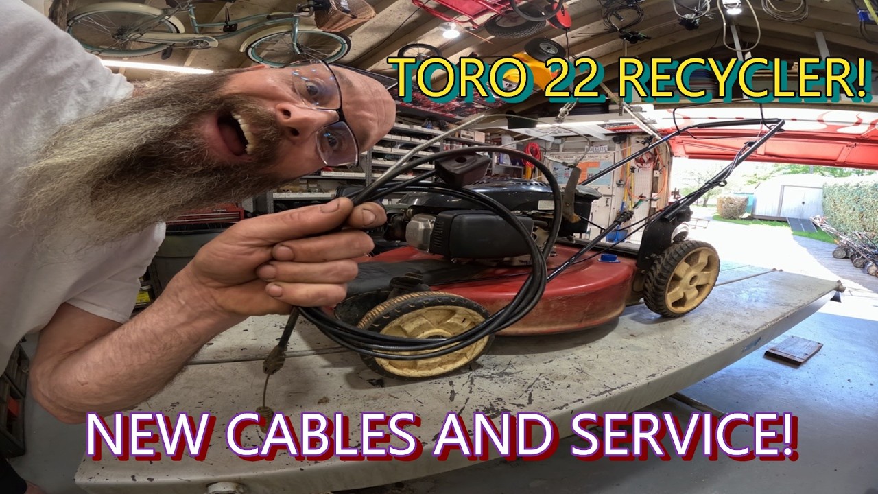 Toro 22 Inch Recycler | New Control Cables And Annual Service!