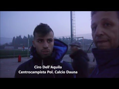 POL. CALCIO DAUNA - POL. GAMBATESA 4 - 0 - Le interviste post partita -