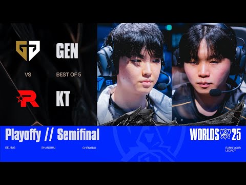 CHOVY vs BDD - GENG vs KT ROLSTER - PÓŁFINAŁ WORLDS 2025