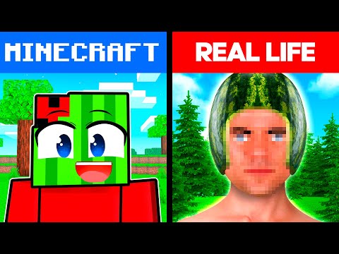 Sunny - REALISTIC Melon FACE Reveal In Minecraft!