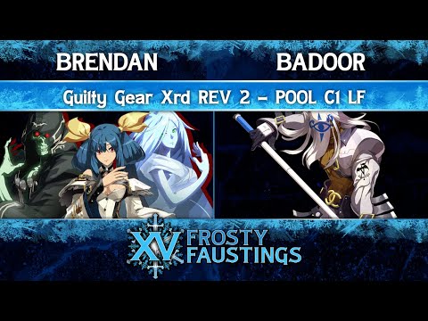 Frosty Faustings XV 2023 Pool C1 LF - Brendan (Dizzy) vs Badoor (Venom) - Guilty Gear Xrd REV 2