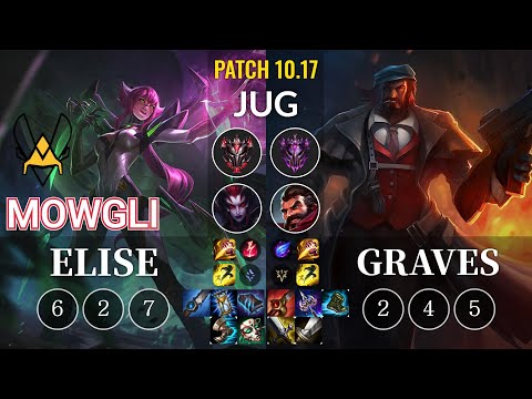 VIT Mowgli Elise vs Graves Jungle - KR Patch 10.17