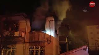 Seydişehir'de ev yangını