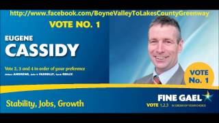 preview picture of video 'Vote No.1 Cllr. Eugene Cassidy'
