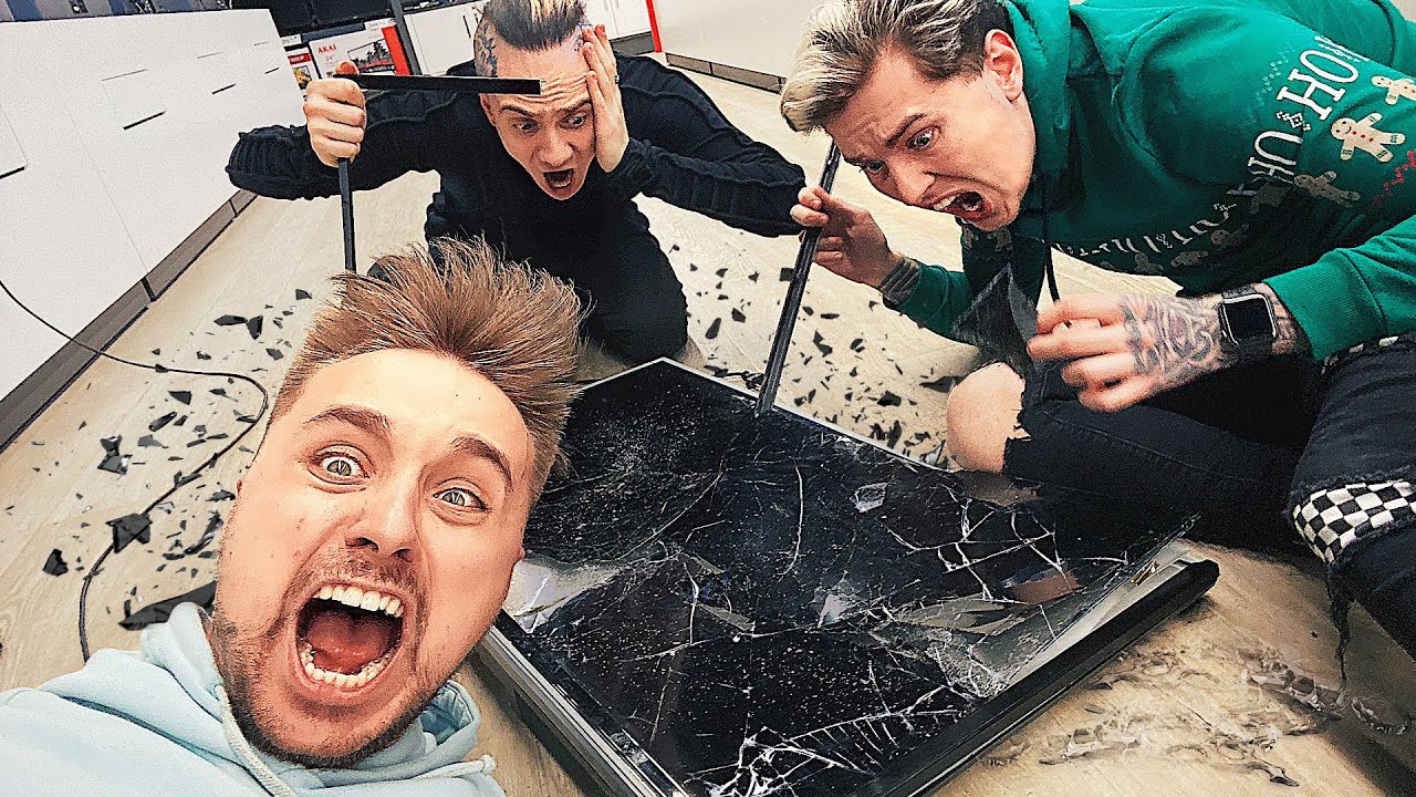 НОЧЬ В ЗАКРЫТОМ МАГАЗИНЕ ТЕХНИКИ ! 24 ЧАСА ФОКУСОВ | ВЫЗВАЛИ ПОЛИЦИЮ