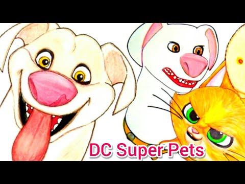 DC League Of Super Pets | Watch DC League Of Super Pets Movie | How To Draw Super Pets