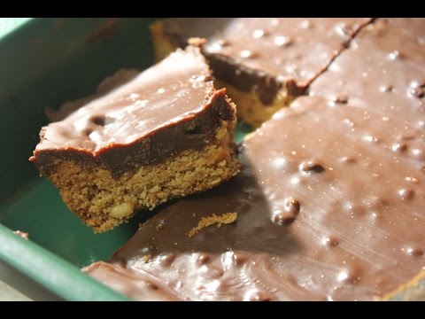 Easy Chocolate Covered Peanut Butter Bars