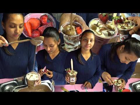 London Strawberry Chocolate in Surat 🍓🍫 | A Sweet Treat You Must Try | Kemchhosurat 😍