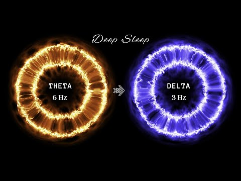 THETA To DELTA [3-6 Hz] Brainwaves ✦ Deep SLEEP Music ✦ Heal INSOMNIA ✦ Binaural Beats ✦ Fall ASLEEP