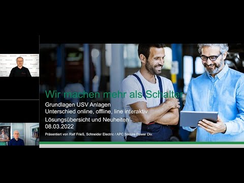Schneider APC: Grundlagen USV Anlagen und Produktupdate - das Webinar