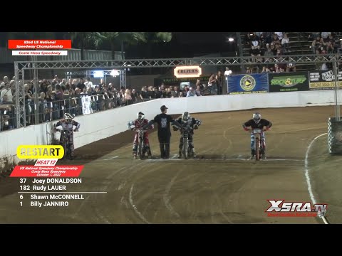 Penalties Flying in Heat 12 @ 52nd US National Speedway Championship!