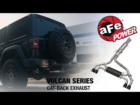 aFe POWER 2021 Wrangler Rubicon 392 6.4L Vulcan Series Cat-Back Exhaust #Jeep #hemi #exhaustsound