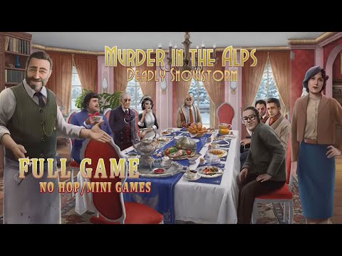 [Full Game] Murder in the Alps: Deadly Snowstorm | No HOP/No Mini Games | Gameplay