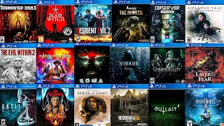 Top 20 Best PS4 HORROR Games