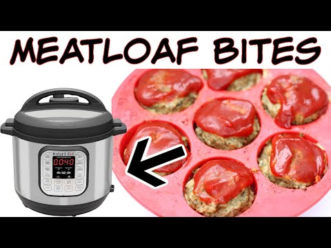 Instant Pot Meatloaf Bites (with Baked Potatoes) | Step by Step Instant Pot Recipe
