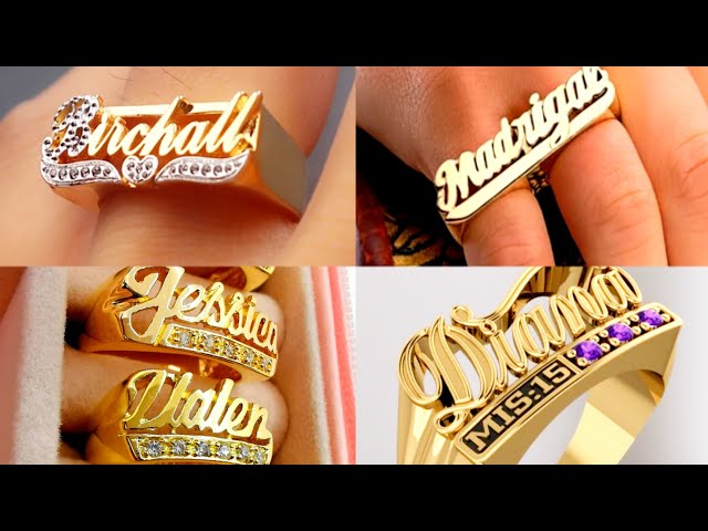 Vídeo relacionado con jewelora Anillos Personalizados con Nombre para Mujer Anillos Retorcidos con Nombres Grabados para Mamá, Esposas Regalo Navidad San Valentín (Plata)