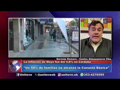 Córdoba: la inflación de mayo fue del 4,8%