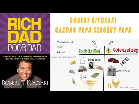 Robert Kiyosaki Gazdag Papa Szegény Papa  - Összefoglalás (Rich Dad Poor Dad)