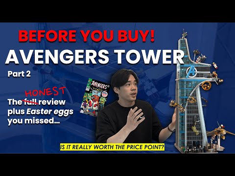 Was it WORTH it? LEGO AVENGERS TOWER Honest Review and Easter eggs you missed | LEGO Set 76269