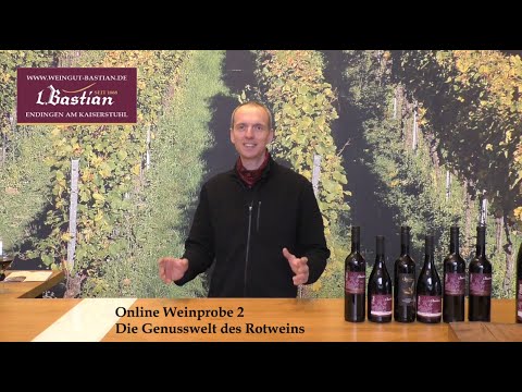 Online Weinprobe 2 Die Genusswelt des Rotweins