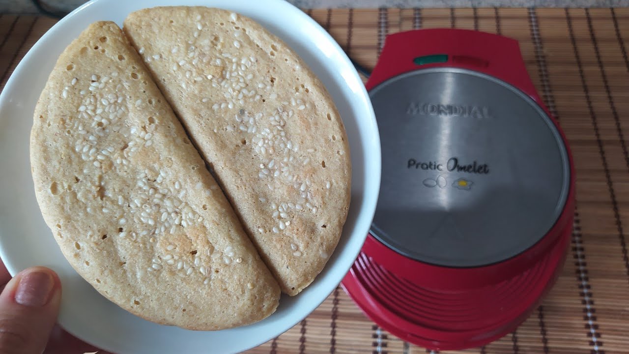 PÃO DE AVEIA DELICIOSO FEITO NA OMELETEIRA ELÉTRICA.