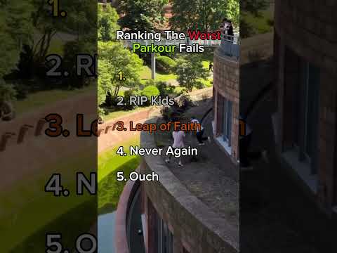 Ranking The Worst Parkour Fails #parkour #fail #ouch #top5