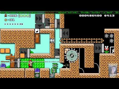 Super Mario Maker - Crazy Japanese one screen puzzle